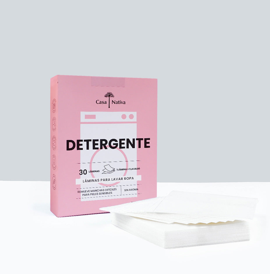 Detergente en Láminas Sin Fragancia
